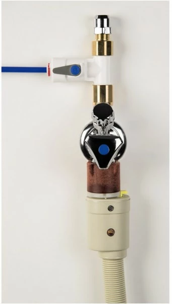 Zubehör Für Waschmaschinen XavaX T-Stück Winkel-Absperrventil Waschmaschinen-Zubehör Weiss 3 Zubehör Für Waschmaschinen XavaX T-Stück Winkel-Absperrventil Waschmaschinen-Zubehör Weiss – Bild 3