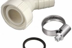 Zubehör Für Waschmaschinen XavaX Siphonanschluss Waschmaschinen-Zubehör Weiß