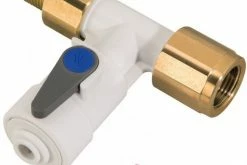 Zubehör Für Waschmaschinen XavaX T-Stück Winkel-Absperrventil Waschmaschinen-Zubehör Weiss