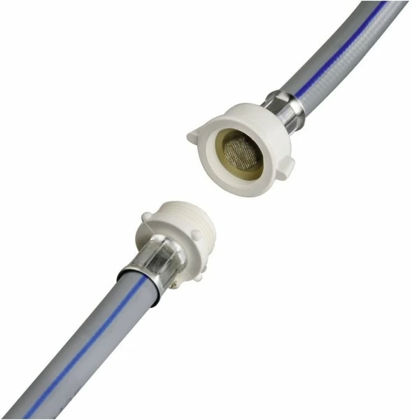 Zubehör Für Waschmaschinen XavaX Zulaufschlauch-Verlängerung (2,5m) Grau 3 Zubehör Für Waschmaschinen XavaX Zulaufschlauch-Verlängerung (2,5m) Grau – Bild 3