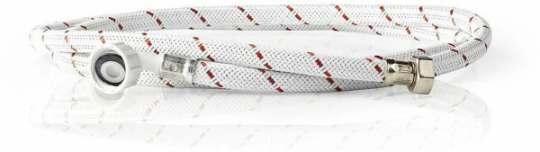 Zubehör Für Waschmaschinen Nedis WAIH3412SH1N20 Zulaufschlauch (2m) Nylon Weiß/rot 1 Zubehör Für Waschmaschinen Nedis WAIH3412SH1N20 Zulaufschlauch (2m) Nylon Weiß/rot