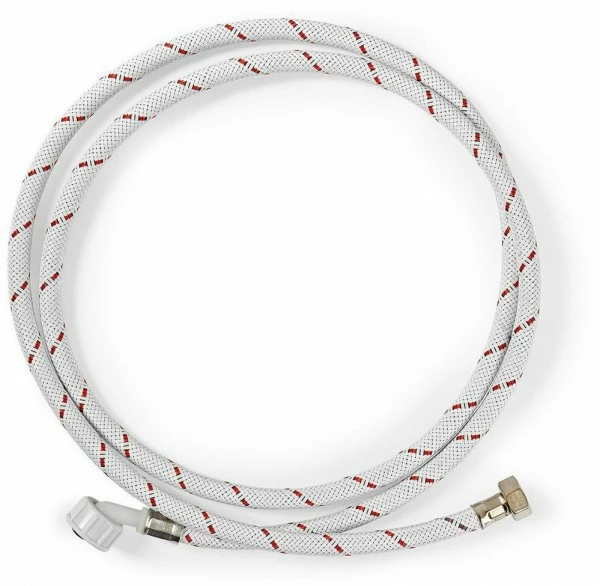 Zubehör Für Waschmaschinen Nedis WAIH3412SH1N20 Zulaufschlauch (2m) Nylon Weiß/rot 2 Zubehör Für Waschmaschinen Nedis WAIH3412SH1N20 Zulaufschlauch (2m) Nylon Weiß/rot – Bild 2